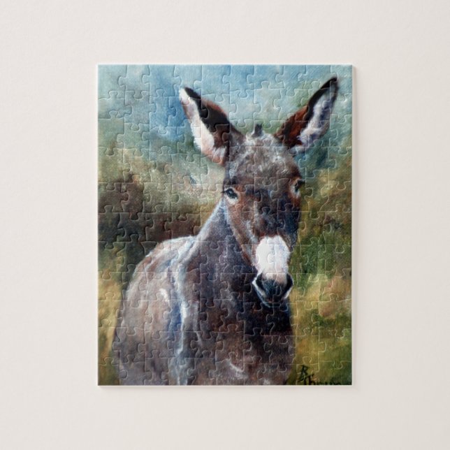Donkey Portrait Puzzle (Vertical)