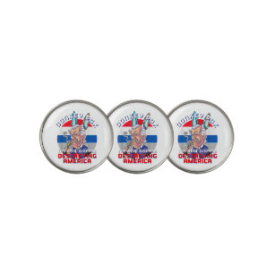Donkey Pox Great MAGA King Trump UltrA MAGA US Ind Golf Ball Marker