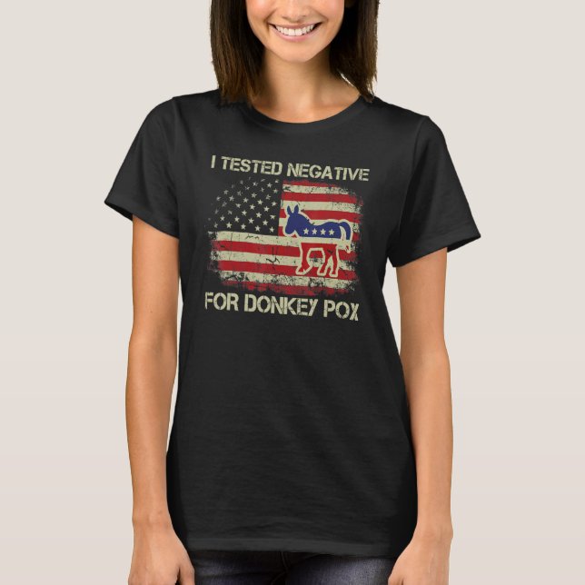 Donkey Pox The Disease Destroying America 2 T-Shirt (Front)