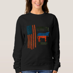 Donkey Pox The Disease Destroying America Sweatshirt