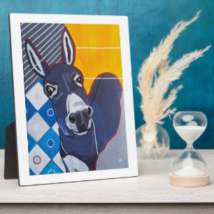 Donkey Punch Painting by Alfred Fox Plaque