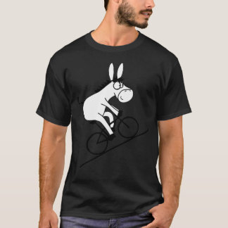 Donkey Riding Bicycle T-Shirt