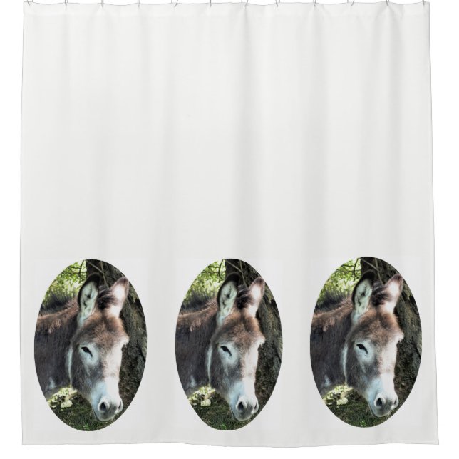 DONKEY SHOWER CURTAIN (Front)