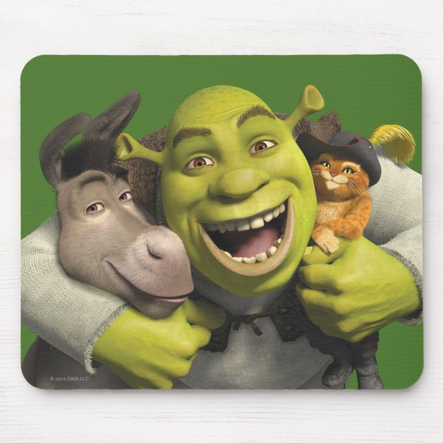 shrek mouse pad