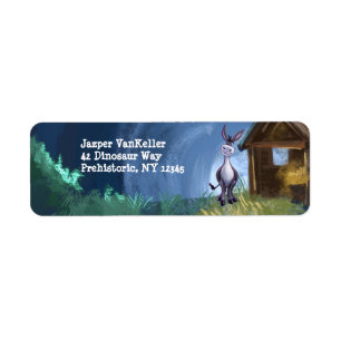 Donkey Stationery Label