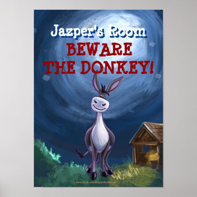 Donkey Stationery Poster (Front)