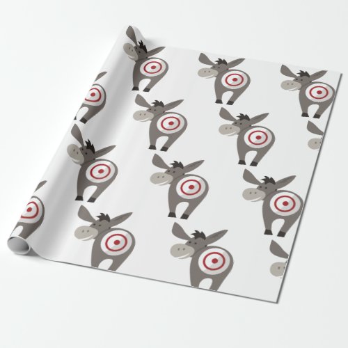 Donkey Target Wrapping Paper