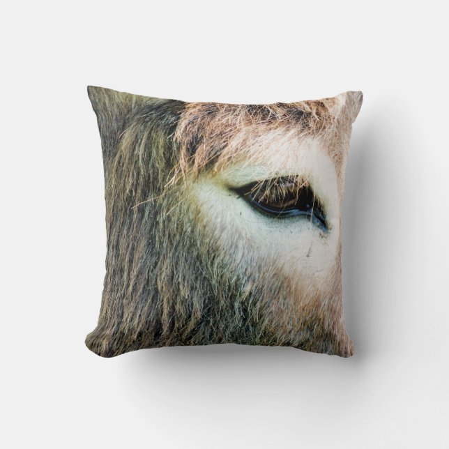 DONKEY THROW PILLOW (Front)