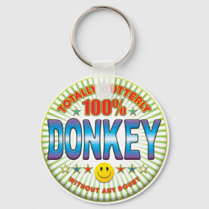Donkey Totally Keychain