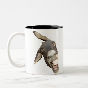 Donkey! Two-tone Coffee Mug by HippieGeekFarmArt at Zazzle