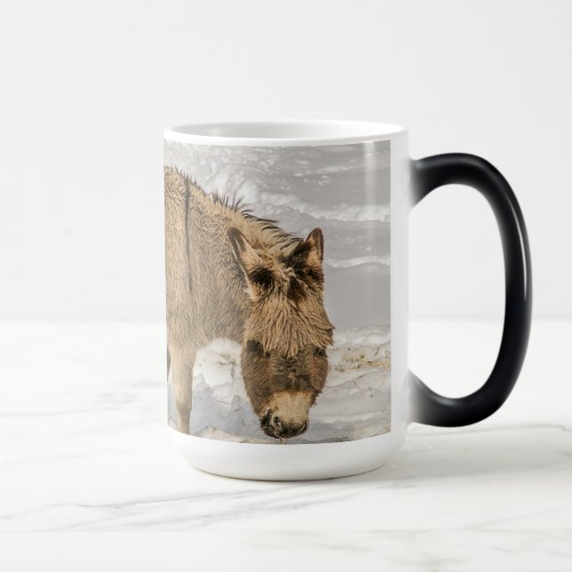 Donkey with Bangs Laptop Sleeve Color Morph Mug (Right)