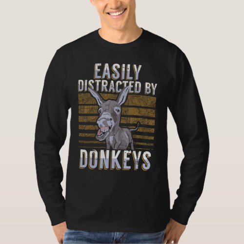 Donkeys Farm Animal Donkey  Farmer Rancher T_Shirt