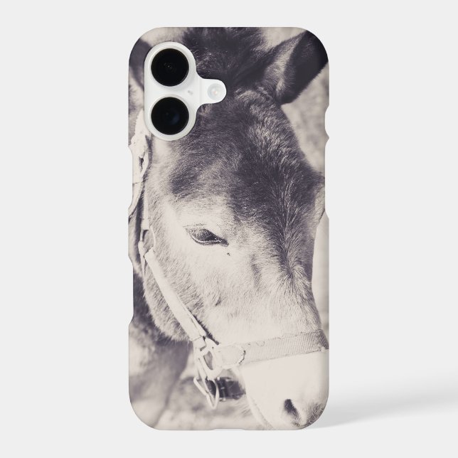 Donkey's head 001 iphone case (Back)