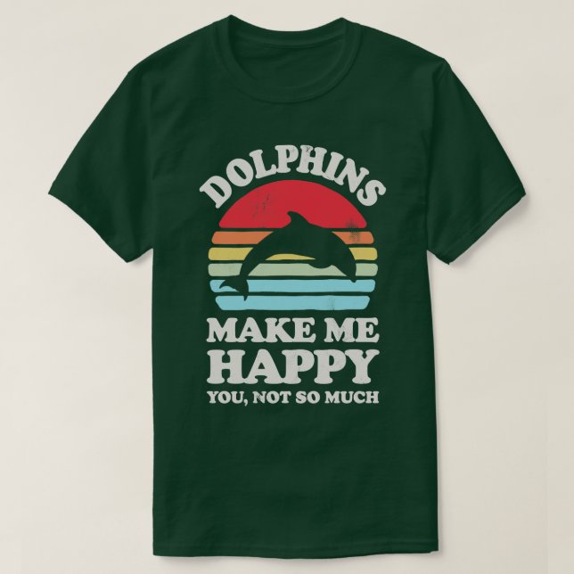 Donkeys Make Me Happy Sunset Retro for Men Women B T-Shirt (Design Front)