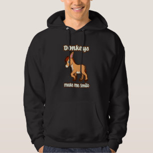Donkeys Smile Cute Mule Hoodie
