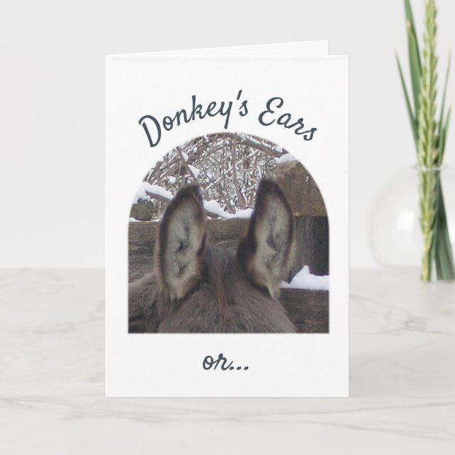 Donkey's Years Card (Front)