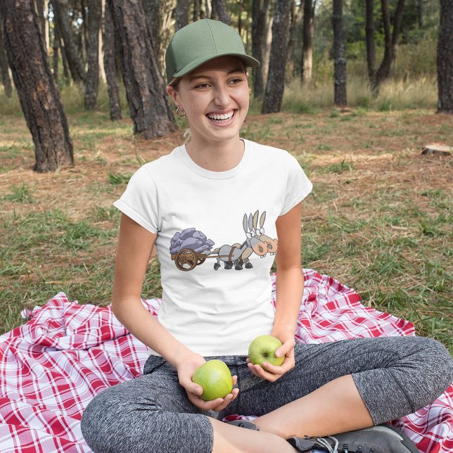 Donkies Pulling A Cart T-Shirt (Creator Uploaded)