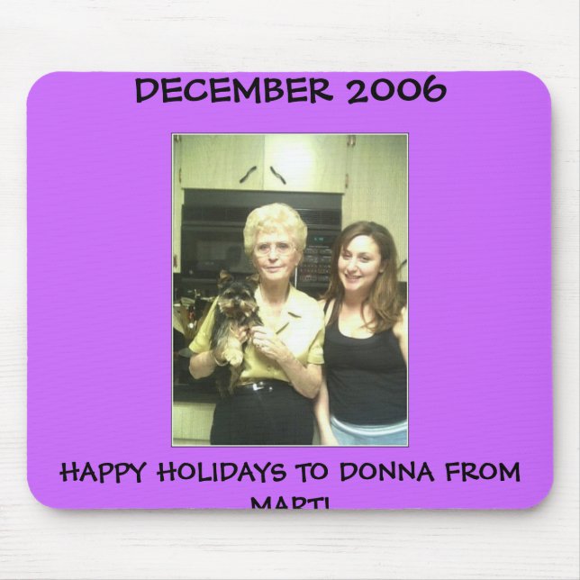 DONNA AND JACKIE MOUSE PAD (Front)