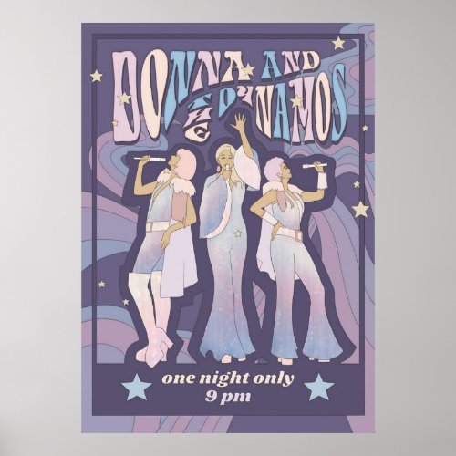 Donna and the Dynamos Concert Poster