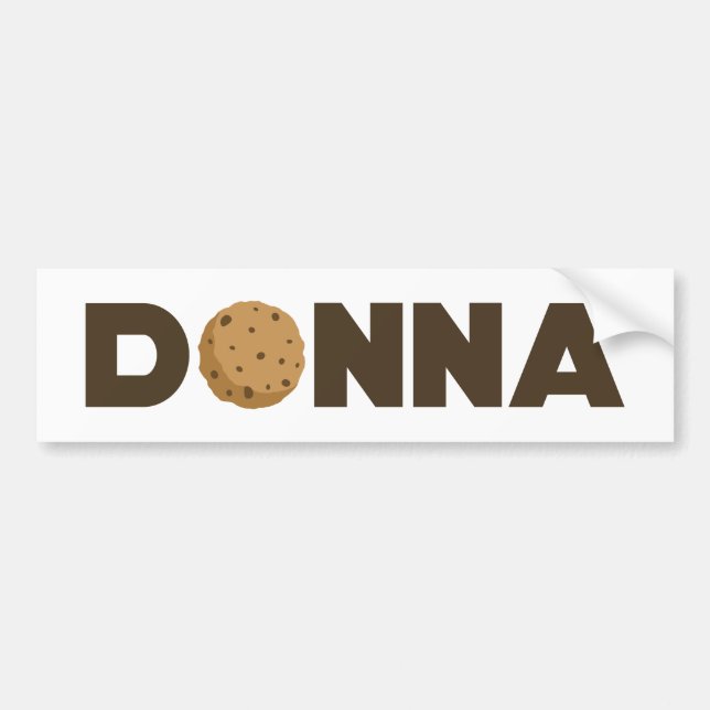 Donna cookie bumper sticker (Front)