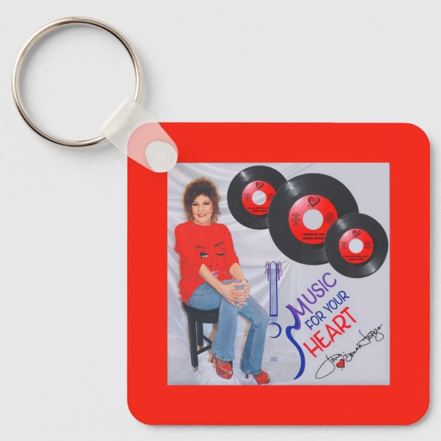 Donna Fargo 2-Sided Country Music Keychain (Front)