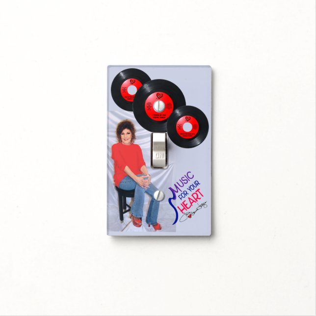Donna Fargo Country Music Light Switch Cover (In Situ)
