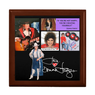 Donna Fargo Wooden Keepsake Box
