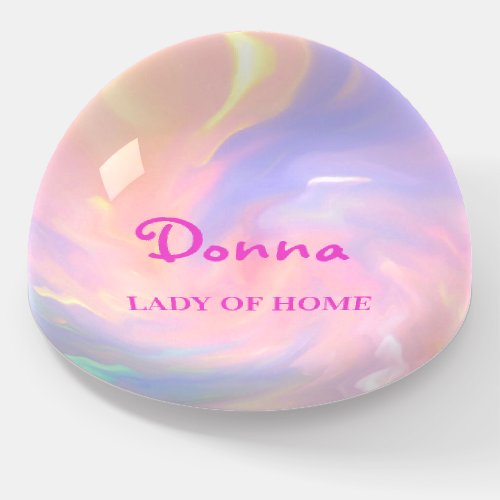 Donna NAME MEANING Gift Idea Magic Holograph Paperweight