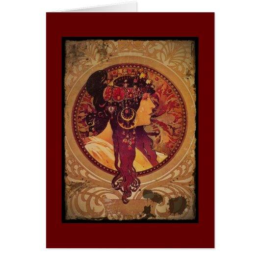 Donna Orechini with Red Hair Cards (Front)