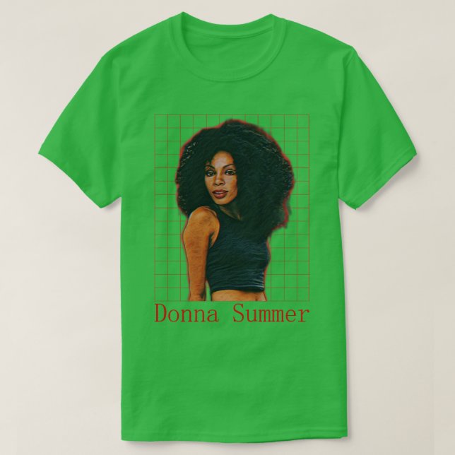 Donna Summer Retro Fan Design T-Shirt (Design Front)