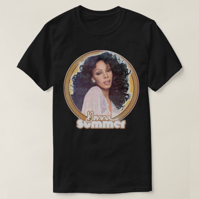 Donna Summer Retro Style Fan Art Design4 T-Shirt (Design Front)
