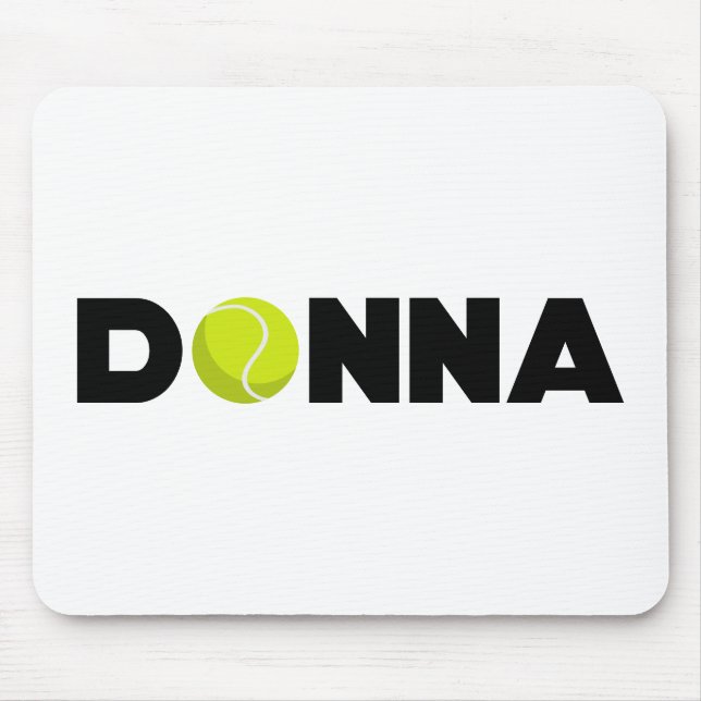 Donna Tennis Mouse Pad (Front)