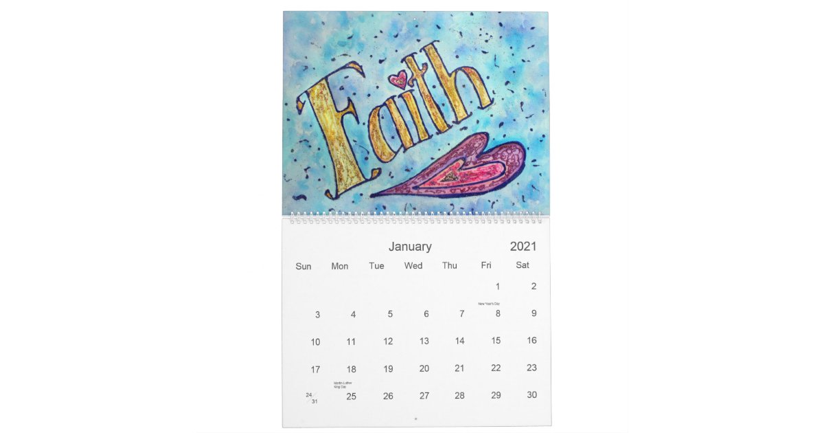 DonnaBellas Angels Word Art Calendar