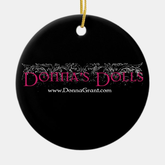 Donna's Dolls Ceramic Ornament (Front)