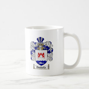 DONNELLY FAMILY CREST -  DONNELLY COAT OF ARMS COFFEE MUG