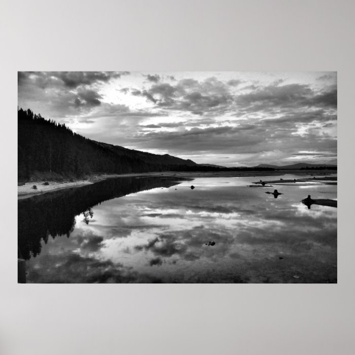 Donnelly Idaho Black and White Print