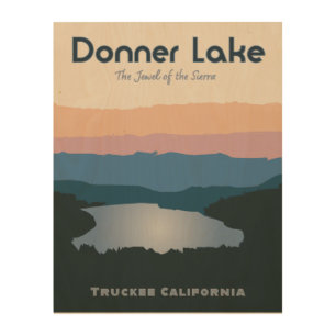 Donner Lake Vintage Poster
