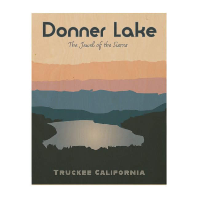 Donner Lake Vintage Poster (Front)