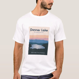 Donner Lake Vintage Travel Poster T-Shirt