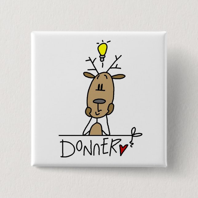 Donner Reindeer T-shirts and Gifts Pinback Button (Front)