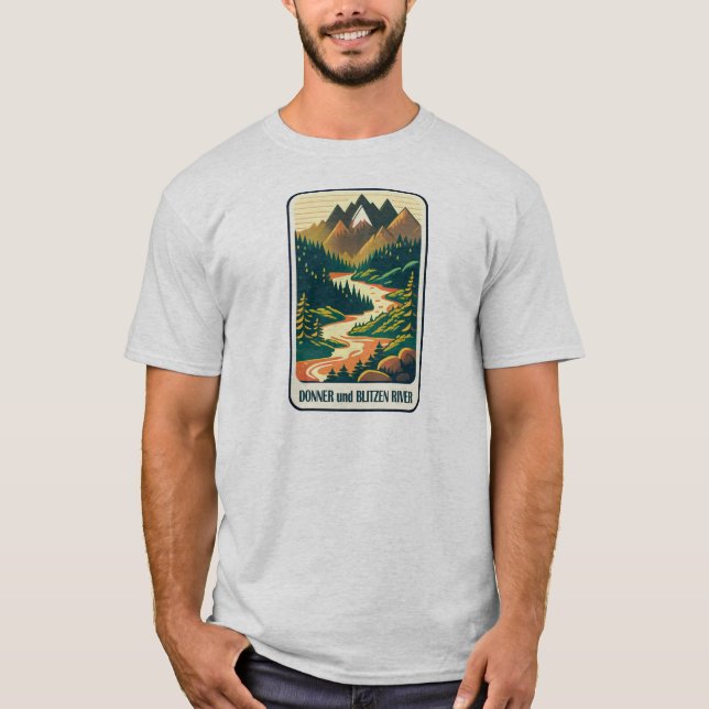 Donner und Blitzen River Colors T-Shirt (Front)