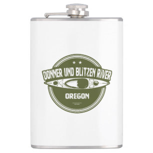 Donner und Blitzen River Oregon Kayaking Flask