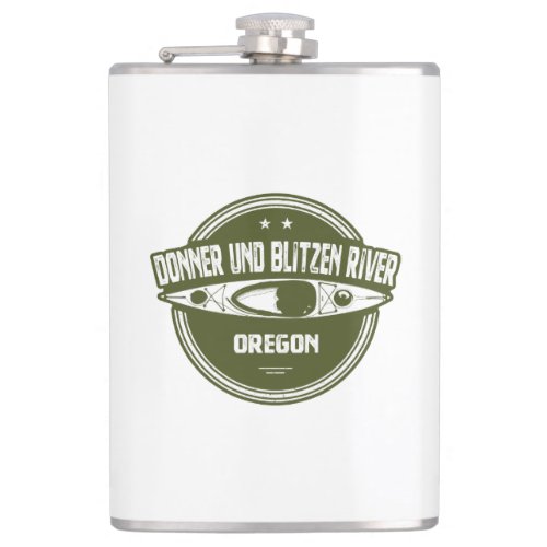 Donner und Blitzen River Oregon Kayaking Flask