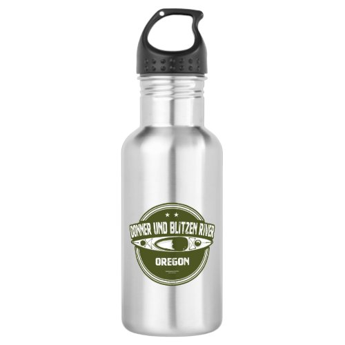 Donner und Blitzen River Oregon Kayaking Stainless Steel Water Bottle