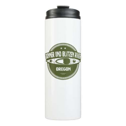 Donner und Blitzen River Oregon Kayaking Thermal Tumbler