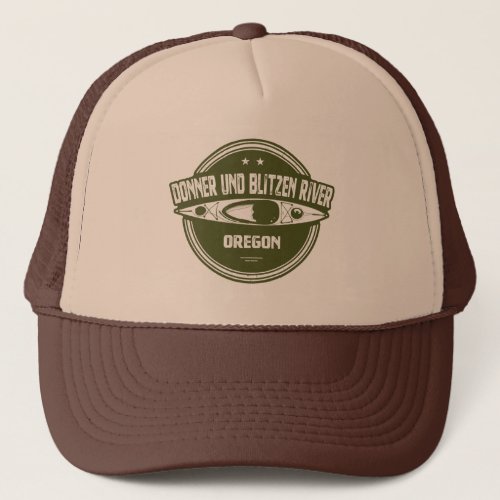 Donner und Blitzen River Oregon Kayaking Trucker Hat