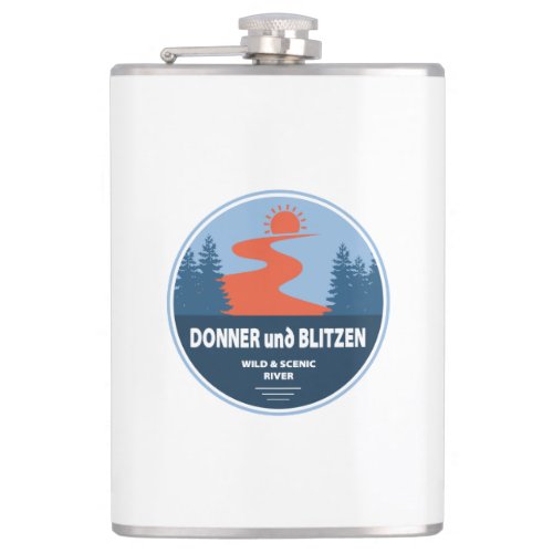 Donner und Blitzen Wild and Scenic River Oregon Flask