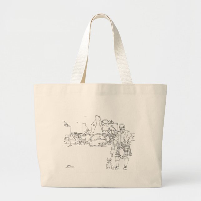 Donnottar Castle, Scotland Tote Bag (Front)