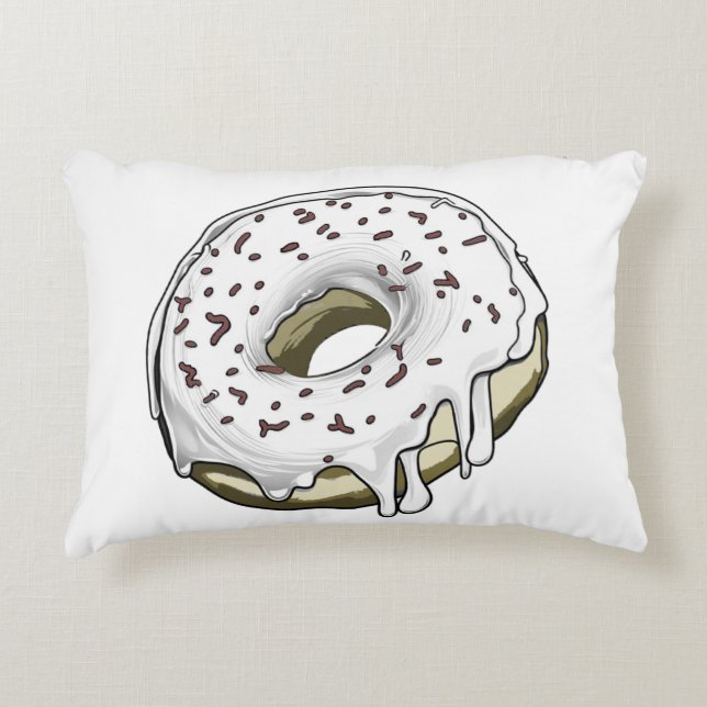Donnut Accent Pillow (Front)