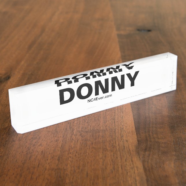 DONNY DESK NAME PLATE (Side)